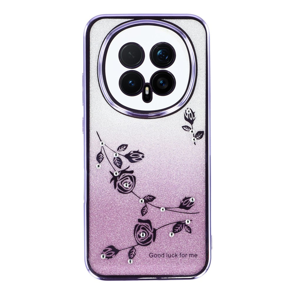 KADEM For Honor Magic8 5G Case Flower TPU Flexible Gradient Phone Cover