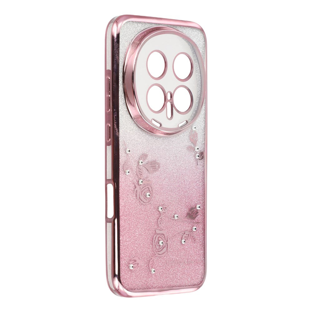 KADEM For Honor Magic8 Pro 5G Case Flower TPU Flexible Gradient Phone Cover