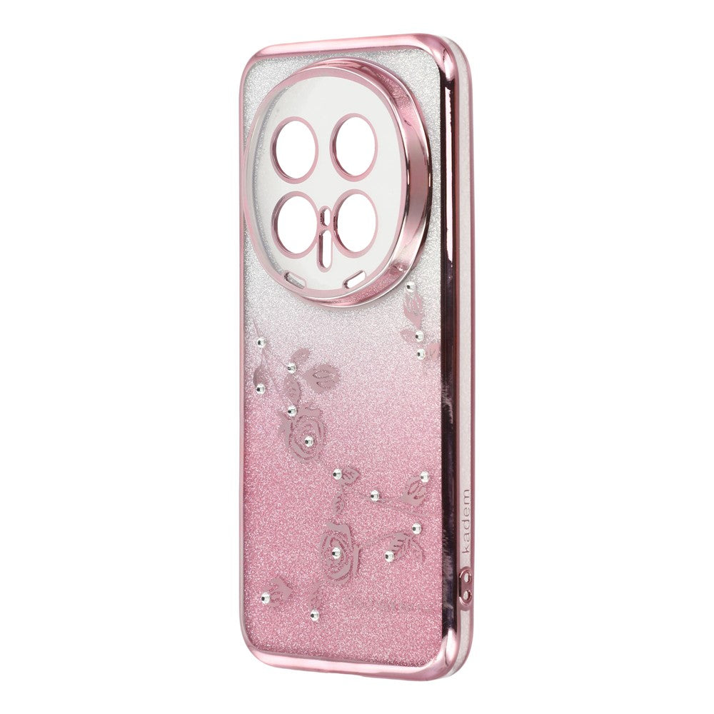 KADEM For Honor Magic8 Pro 5G Case Flower TPU Flexible Gradient Phone Cover