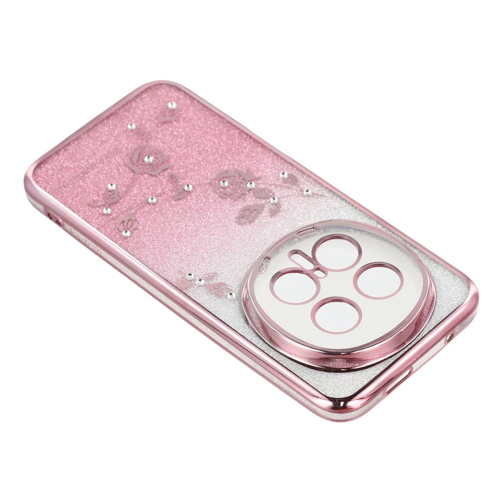 KADEM For Honor Magic8 Pro 5G Case Flower TPU Flexible Gradient Phone Cover
