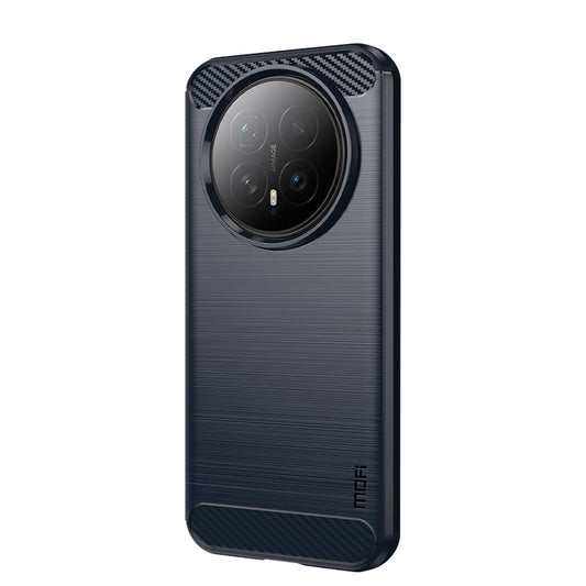 Honor Magic8 5G Handyhülle – MOFI Rückseite mit gebürsteter Textur, weiches TPU-Gehäuse aus Kohlefaser
