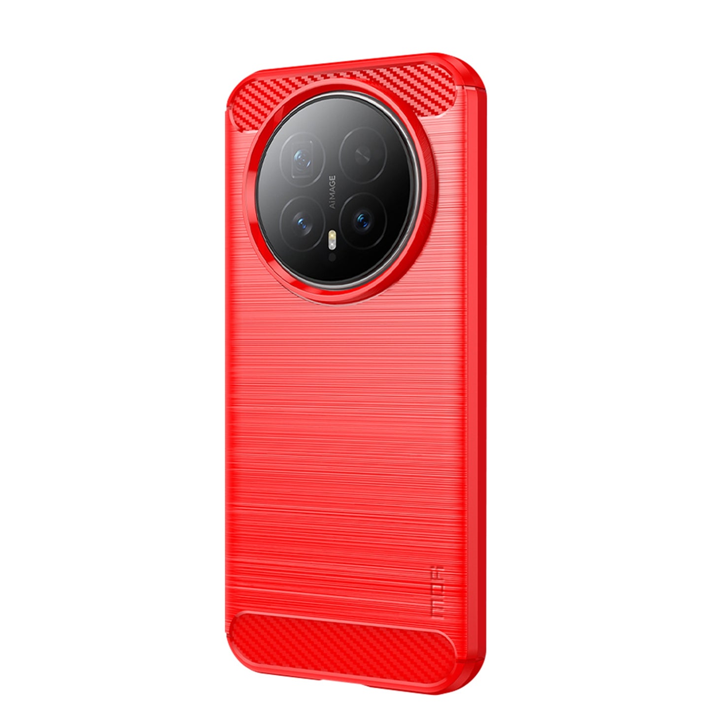 MOFI For Honor Magic8 5G Back Cover  Brushed Texture Carbon Fiber Soft TPU Case