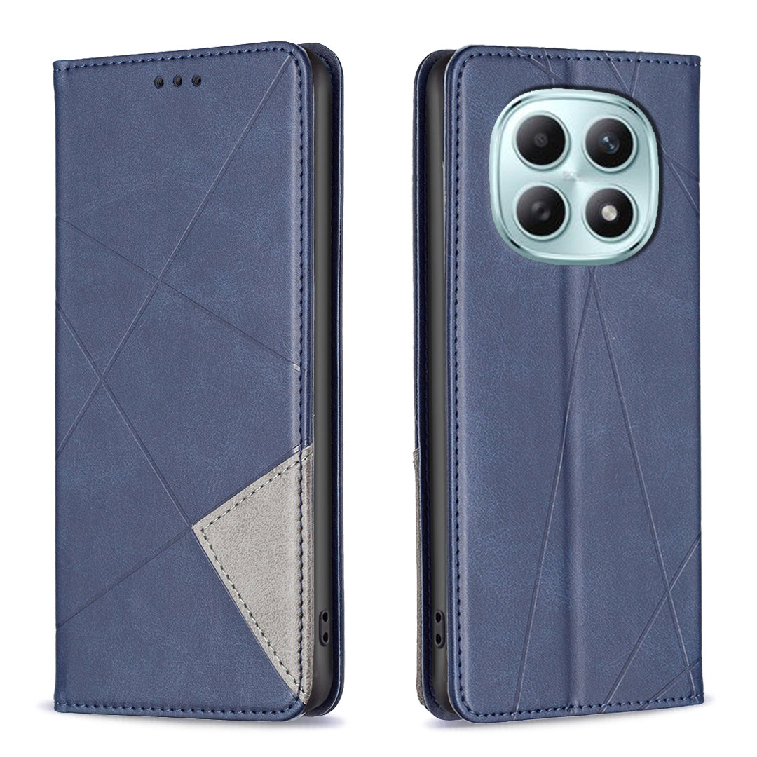 For Xiaomi Poco M8 Pro 5G / Redmi Note 15 Pro+ 5G (Global) Case Card Slots Geometry Imprint Leather Phone Cover
