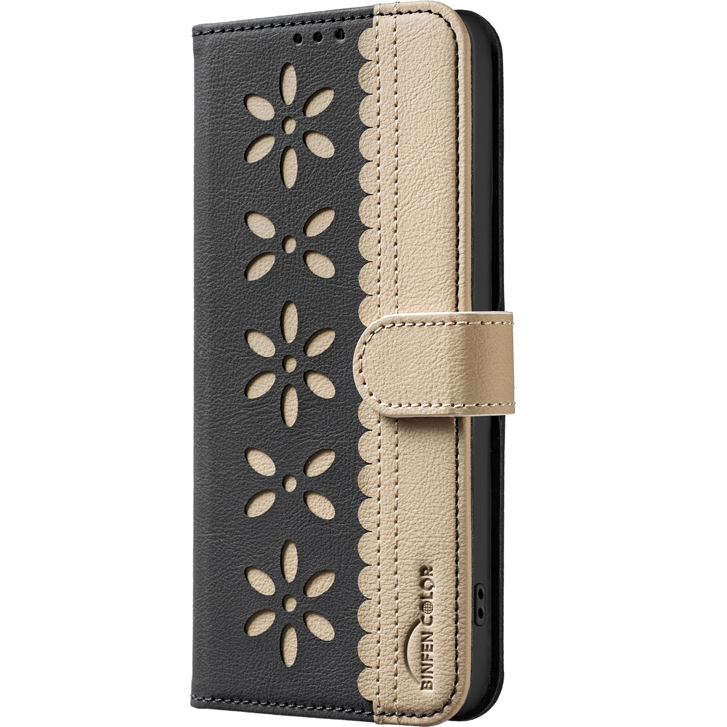 BINFEN COLOR For Xiaomi Poco M8 Pro 5G / Redmi Note 15 Pro+ 5G (Global) Leather Case  BF36 Floral Pattern Phone Cover RFID Blocking Wallet Stand