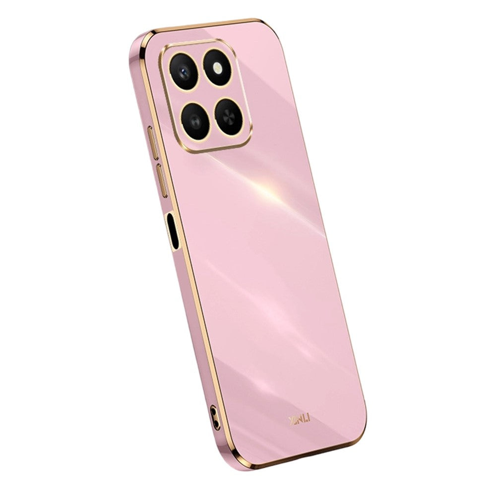 Bulk Purchasing XINLI For Honor 400 Smart 5G  /  X7d 4G Case TPU Phone Cover with Electroplating Frame