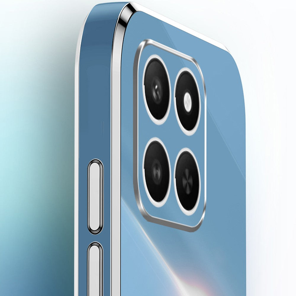 Honor 400 Smart 5G  /  X7d 4G Handyhülle – Galvanisierte TPU-Rückseite, kratzfest, mit Ringständer