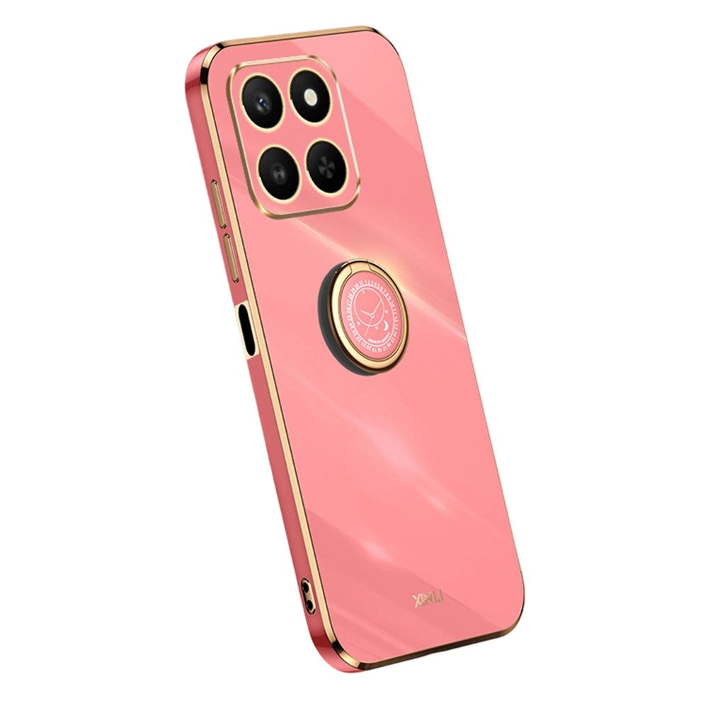 Honor 400 Smart 5G  /  X7d 4G Handyhülle – Galvanisierte TPU-Rückseite, kratzfest, mit Ringständer