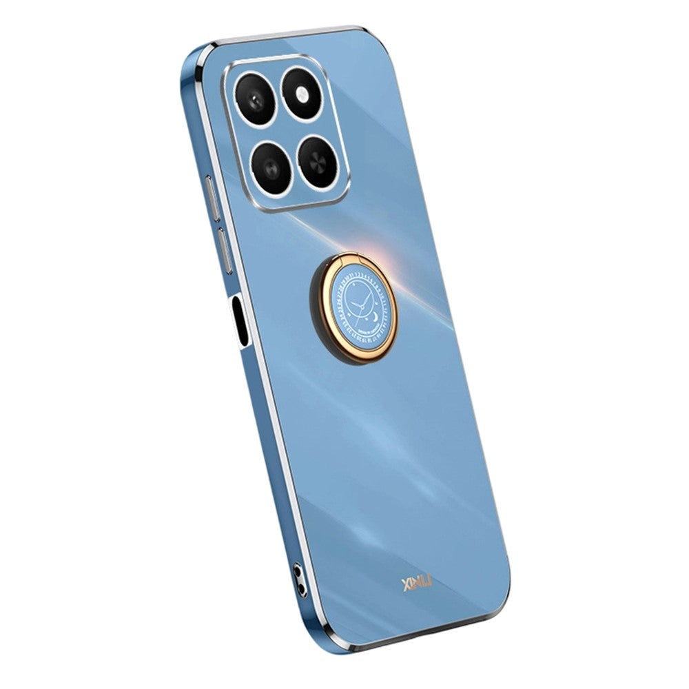 Honor 400 Smart 5G  /  X7d 4G Handyhülle – Galvanisierte TPU-Rückseite, kratzfest, mit Ringständer