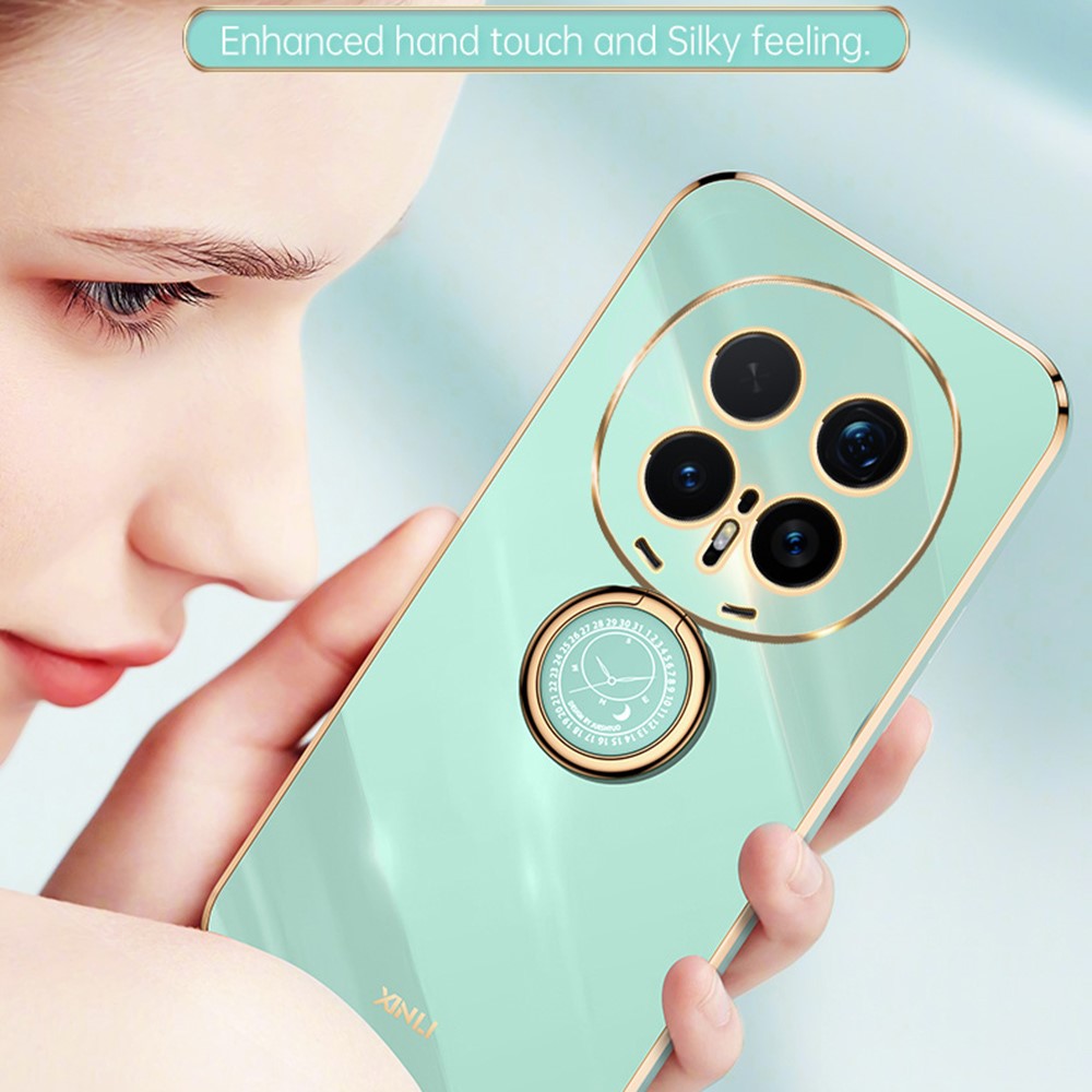 Honor Magic8 Pro 5G Handyhülle – Galvanisierte TPU-Rückseite, kratzfest, mit Ringständer