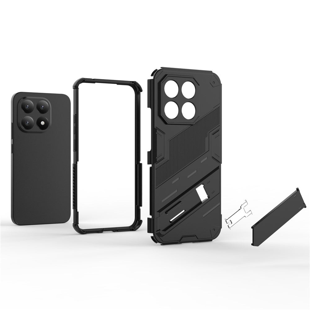For Xiaomi 15T Case PC + TPU Shockproof Phone Cover with Kickstand
