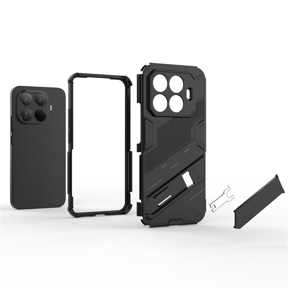 For Xiaomi 15T Pro Case PC + TPU Shockproof Phone Cover with Kickstand