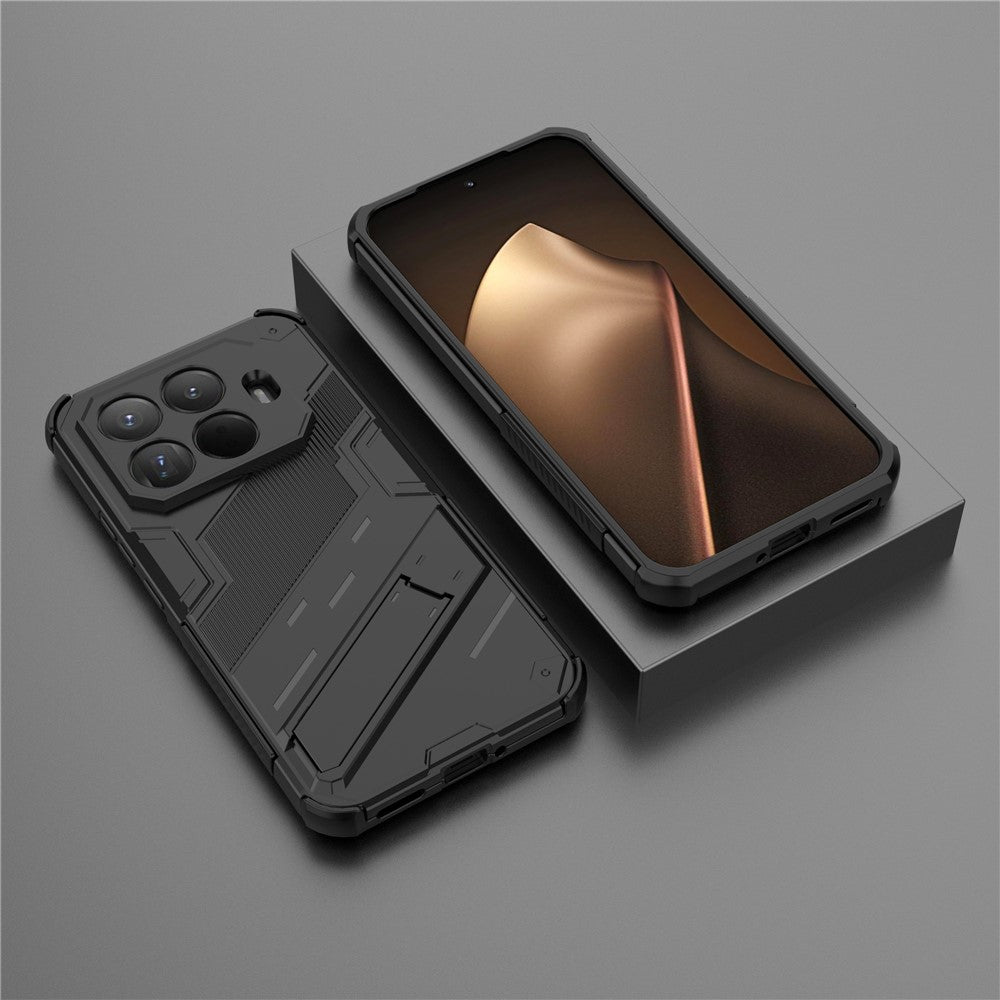 For Xiaomi 15T Pro Case PC + TPU Shockproof Phone Cover with Kickstand