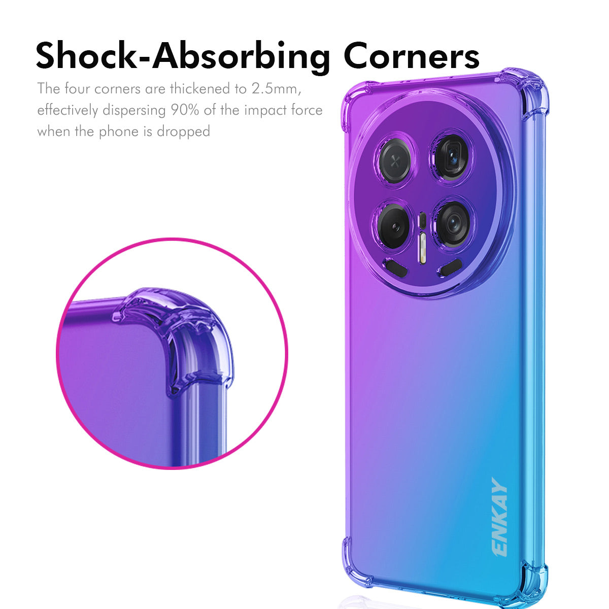 ENKAY For Honor Magic8 Pro 5G TPU Case  Thickened Four Corner Drop-proof Phone Back Cover