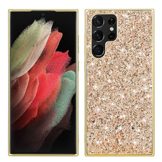 Galaxy S23 Ultra Schutzhülle – Funkelnde Glitzer-Rückseite