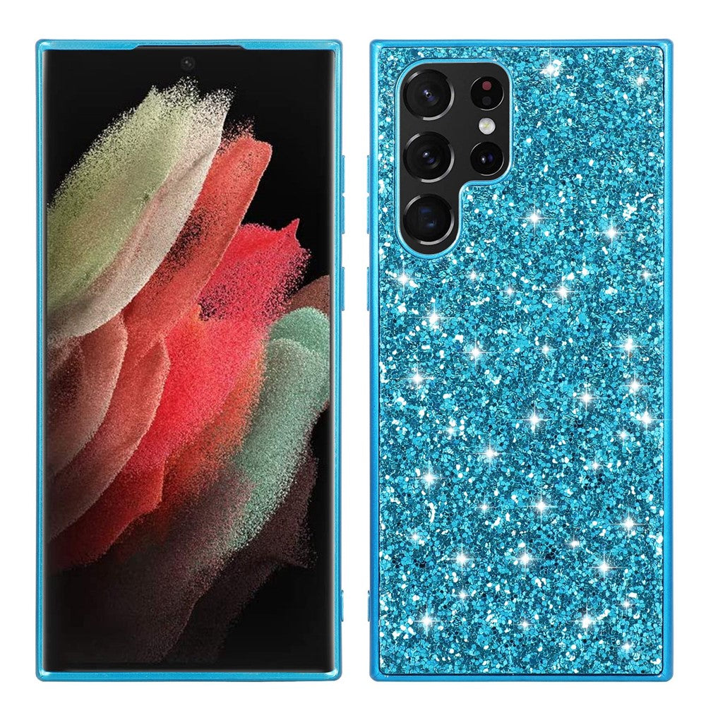 Galaxy S23 Ultra Schutzhülle – Funkelnde Glitzer-Rückseite