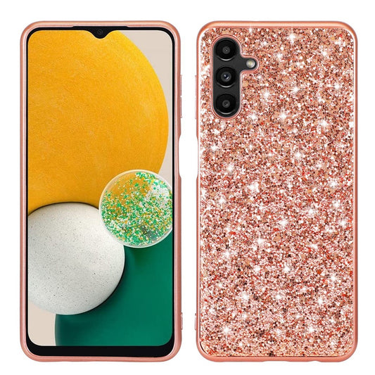 Galaxy A14 5G/4G Schutzhülle – Funkelnde Glitzer-Rückseite