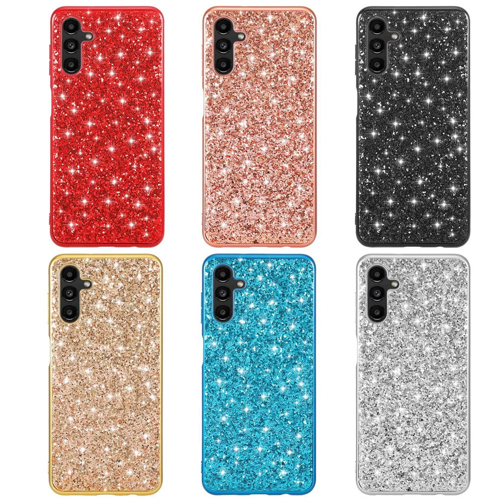 Galaxy A14 5G/4G Schutzhülle – Funkelnde Glitzer-Rückseite