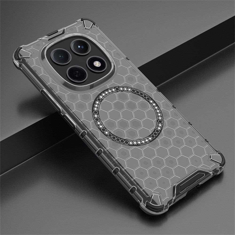 For Xiaomi Poco M8 5G / Redmi Note 15 5G (Global) Magnetic Case Honeycomb Design TPU + PC Phone Cover