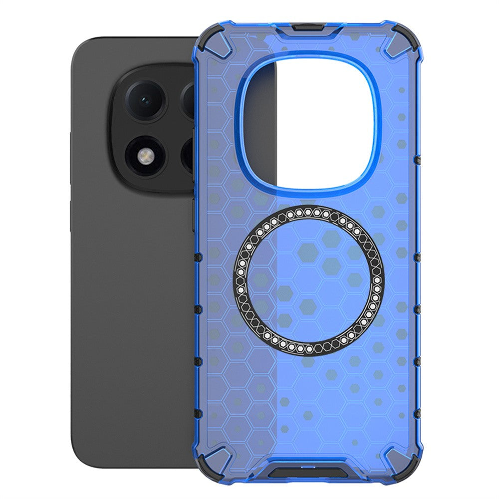 For Xiaomi Redmi Note 15 Pro 5G (Global) Magnetic Case Honeycomb Design TPU + PC Phone Cover