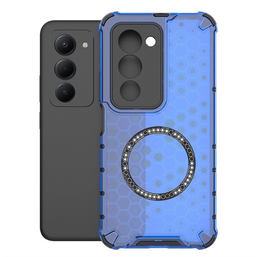 For Xiaomi Redmi 15 4G (EU) (171mm) Magnetic Case Honeycomb Design TPU + PC Phone Cover