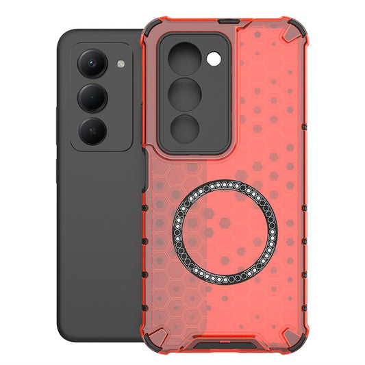 Xiaomi Redmi 15 4G (EU) (171mm) Handyhülle – Magnetische im Wabendesign aus TPU + PC
