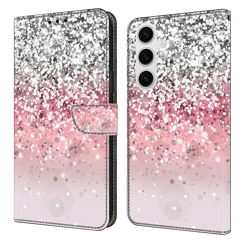 For Samsung Galaxy S26 Case Magnetic Clasp 3D Pattern Leather Wallet Phone Cover