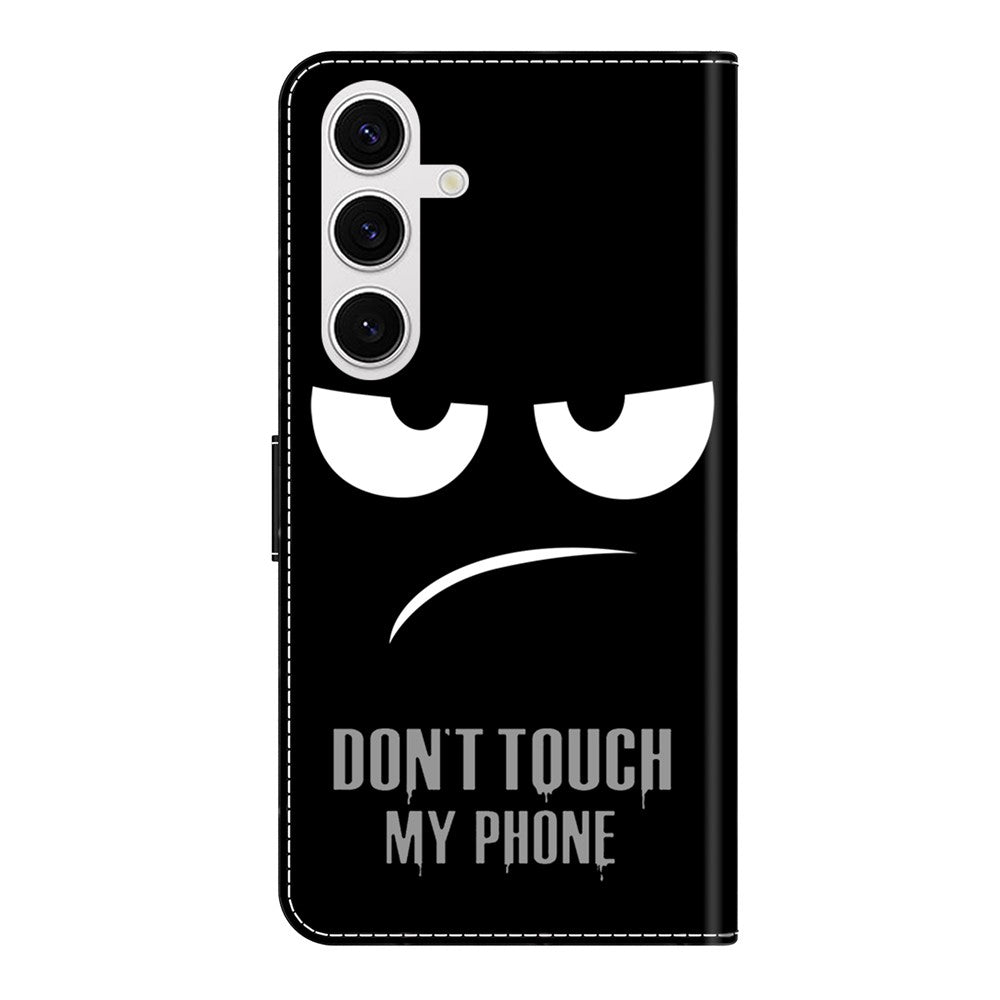 For Samsung Galaxy S26 Case Magnetic Clasp 3D Pattern Leather Wallet Phone Cover