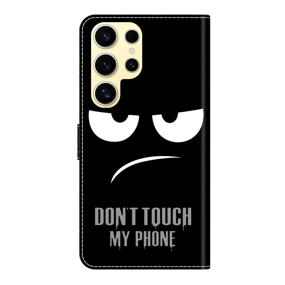 For Samsung Galaxy S26 Ultra Case Magnetic Clasp 3D Pattern Leather Wallet Phone Cover