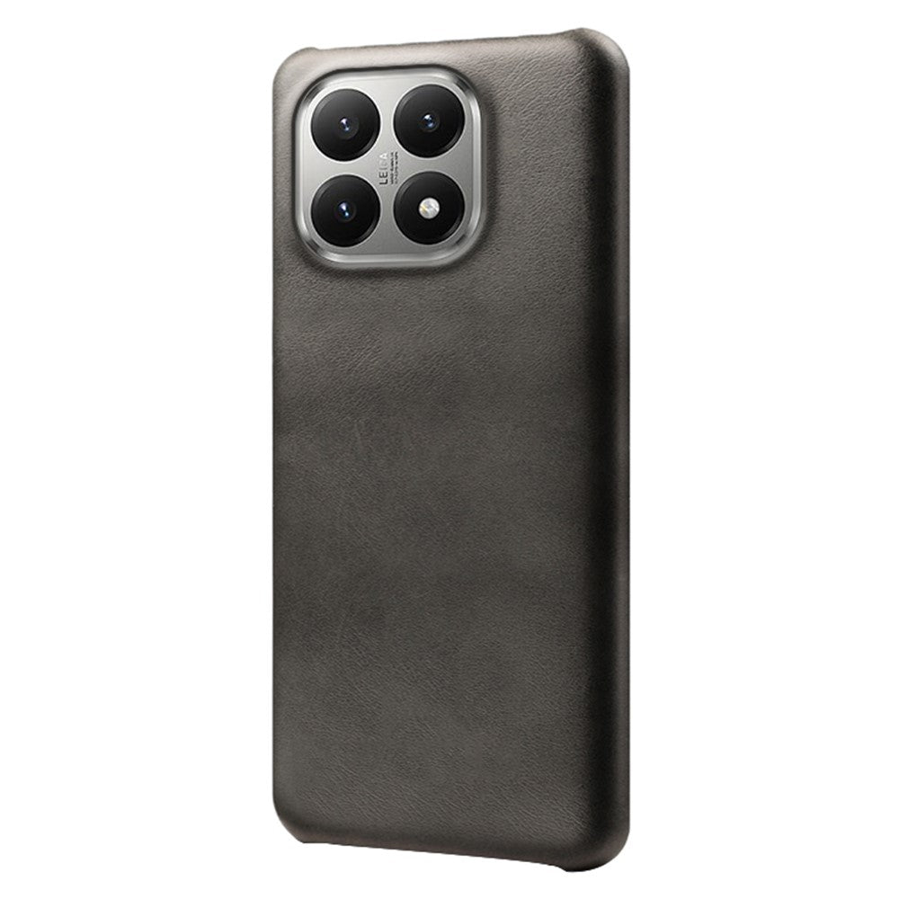 For Xiaomi 15T Case Calf Texture PU Leather Hard PC Protective Phone Cover