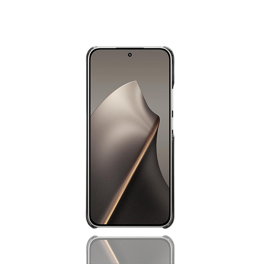 For Xiaomi 15T Case Calf Texture PU Leather Hard PC Protective Phone Cover