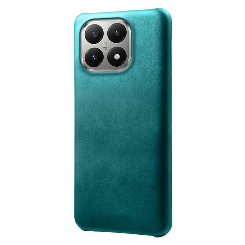 For Xiaomi 15T Case Calf Texture PU Leather Hard PC Protective Phone Cover