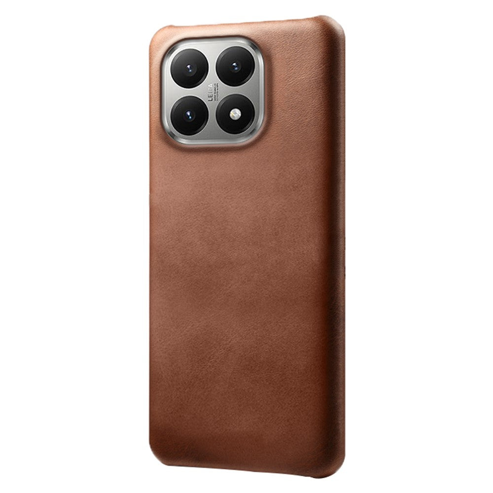 For Xiaomi 15T Case Calf Texture PU Leather Hard PC Protective Phone Cover