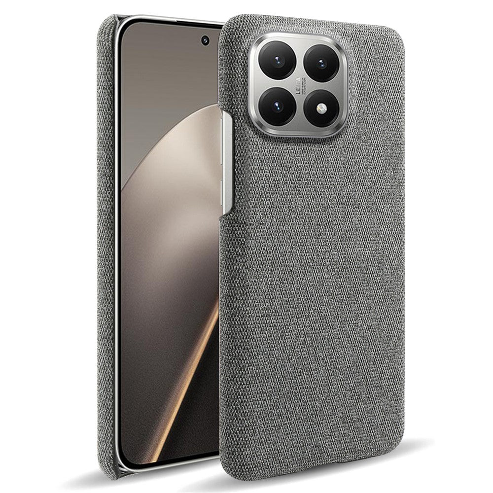 For Xiaomi 15T Phone Case Cloth Texture Anti-Scratch Protective PC Back Cover