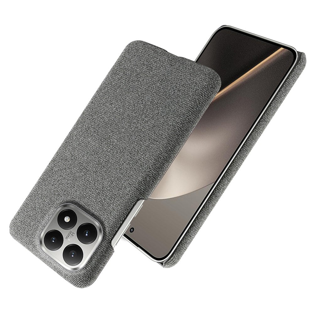 For Xiaomi 15T Phone Case Cloth Texture Anti-Scratch Protective PC Back Cover