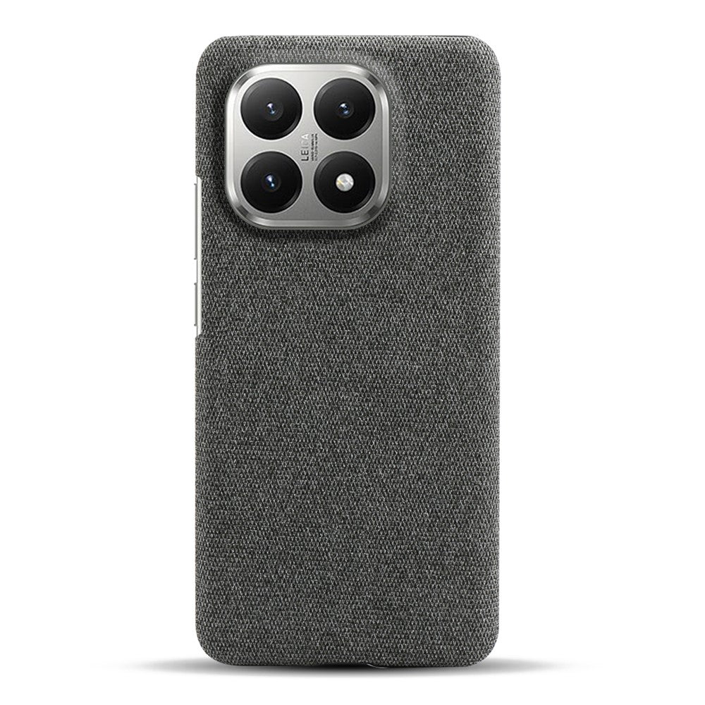 For Xiaomi 15T Phone Case Cloth Texture Anti-Scratch Protective PC Back Cover