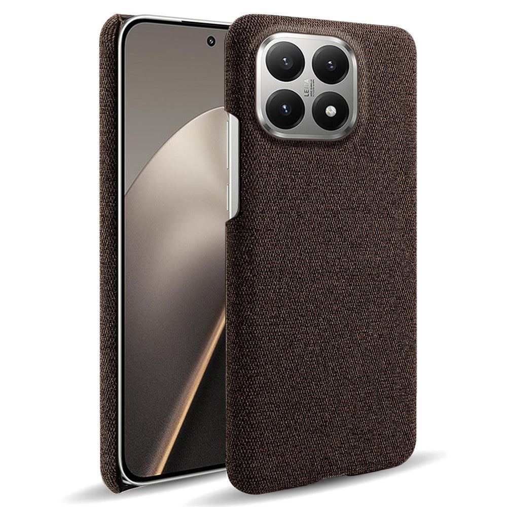 For Xiaomi 15T Phone Case Cloth Texture Anti-Scratch Protective PC Back Cover