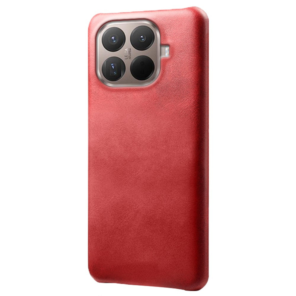 For Xiaomi 15T Pro Case Calf Texture PU Leather Hard PC Protective Phone Cover
