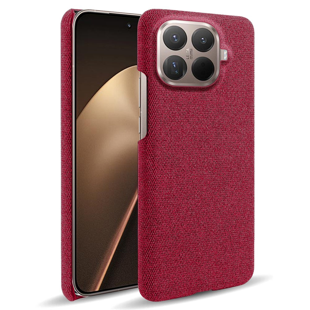 For Xiaomi 15T Pro Phone Case Cloth Texture Anti-Scratch Protective PC Back Cover