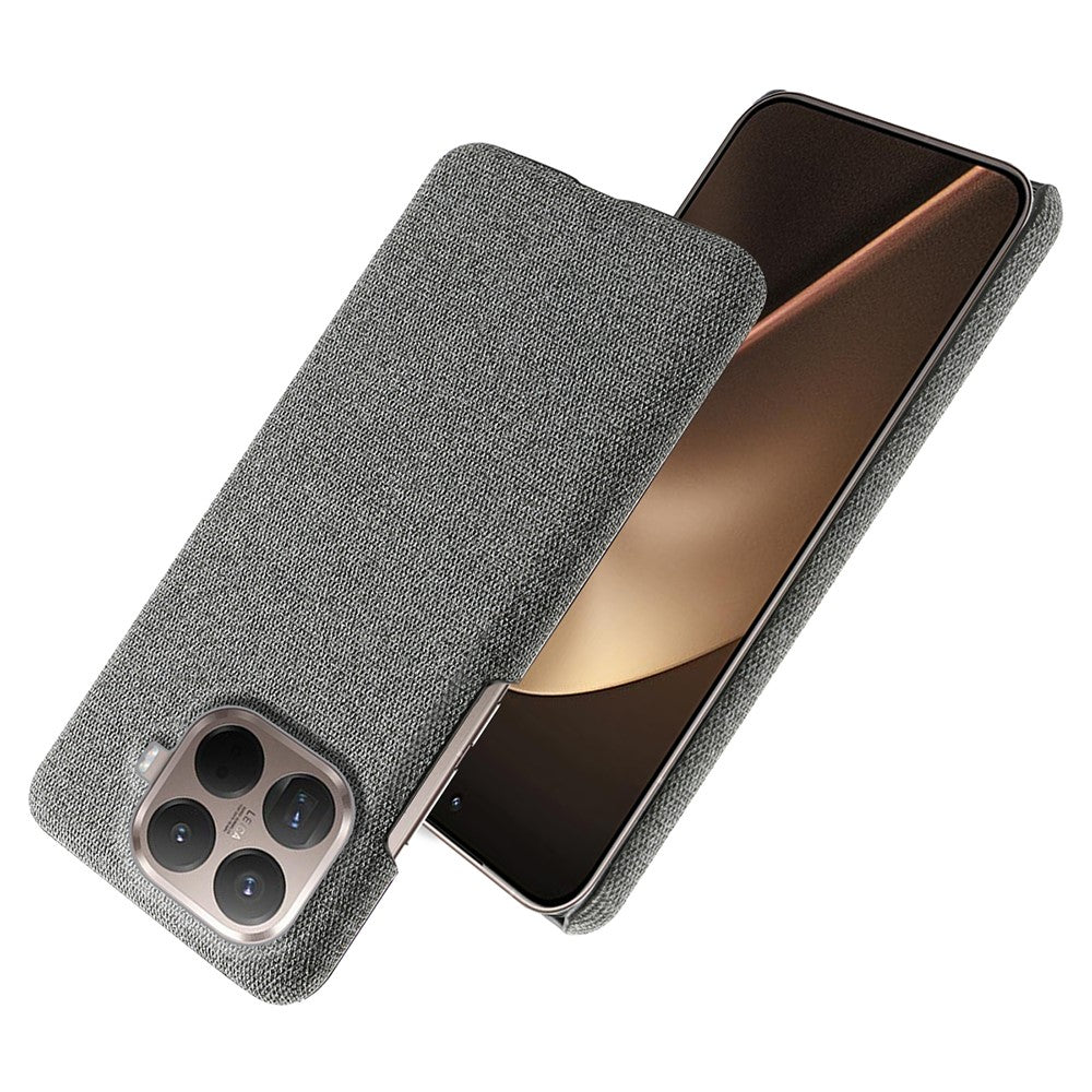 For Xiaomi 15T Pro Phone Case Cloth Texture Anti-Scratch Protective PC Back Cover