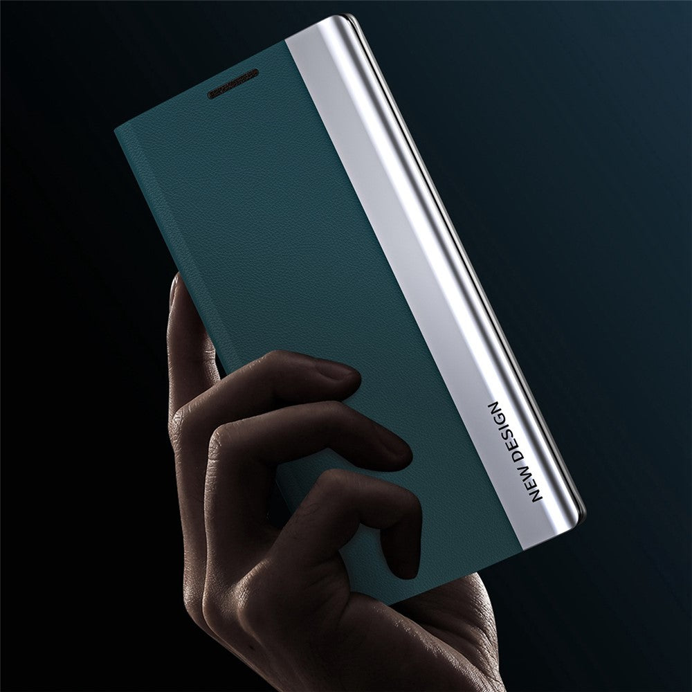Galaxy A14 5G/4G Klappbare Hülle – elegant, stoßfest, mit Ständer & galvanisierter Oberfläche