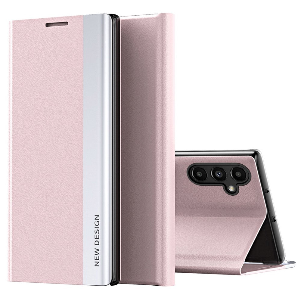 Galaxy A14 5G/4G Klappbare Hülle – elegant, stoßfest, mit Ständer & galvanisierter Oberfläche