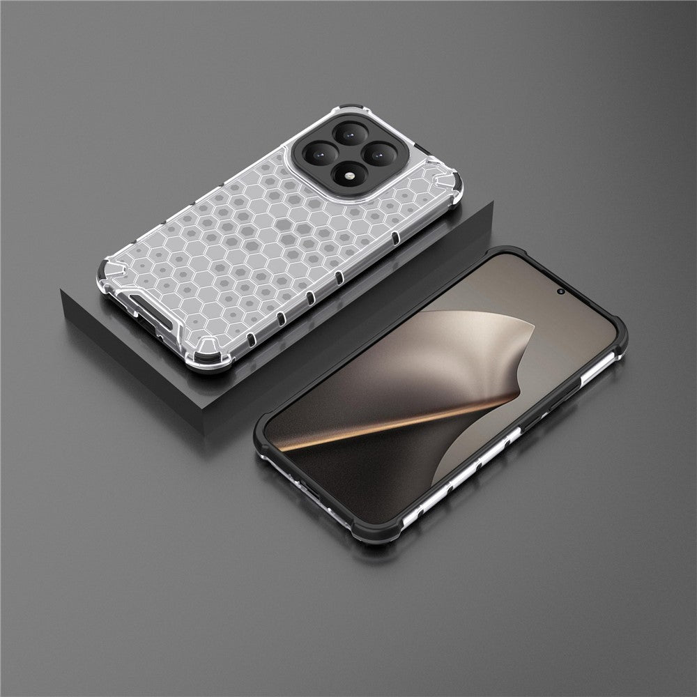 For Xiaomi 15T Case PC + TPU Phone Cover Honeycomb Shape