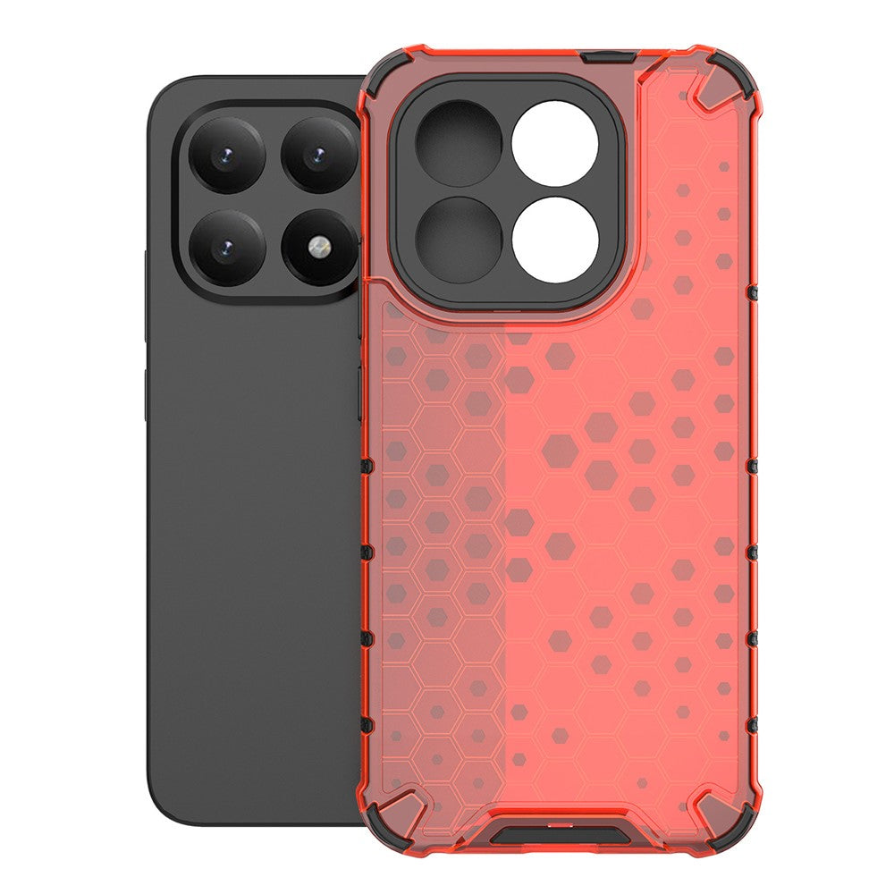 For Xiaomi 15T Case PC + TPU Phone Cover Honeycomb Shape