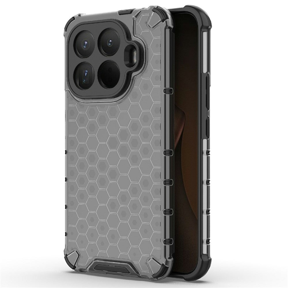 For Xiaomi 15T Pro Case PC + TPU Phone Cover Honeycomb Shape