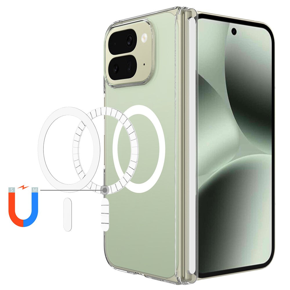 For Google Pixel 10 Pro Fold Magnetic Case Magnetic Hinge Protection PC Phone Cover
