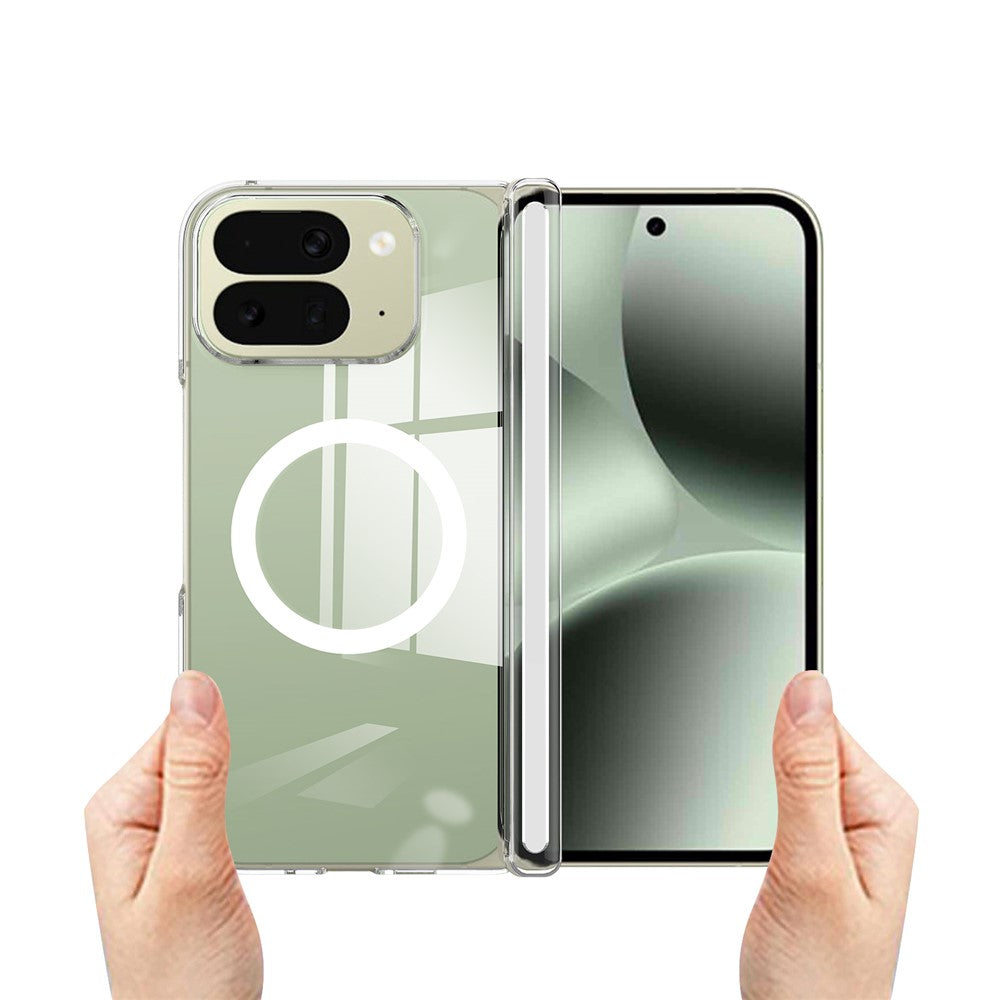 For Google Pixel 10 Pro Fold Magnetic Case Magnetic Hinge Protection PC Phone Cover