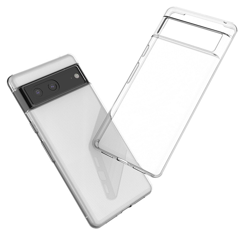 Pixel 7 5G Transparente Hülle – Kratzfest, weich & stoßfest