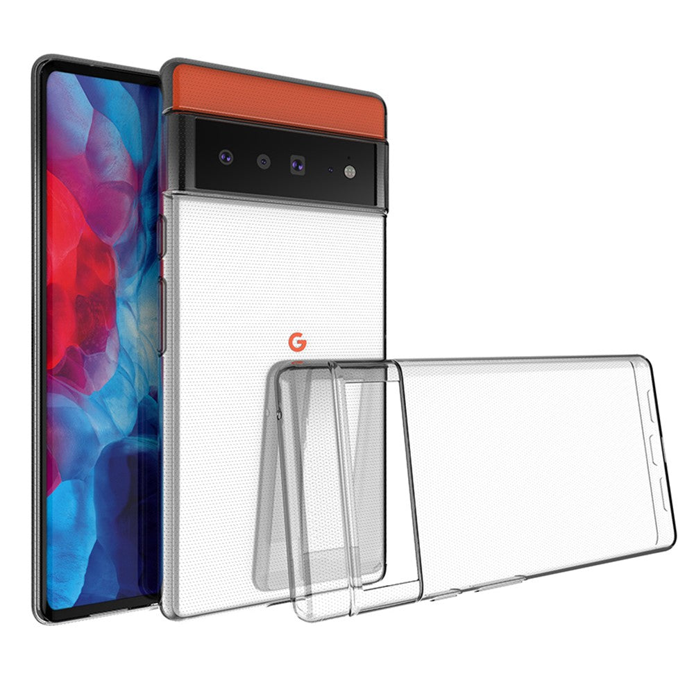 Pixel 6 Pro 5G Transparente Hülle – Kratzfest, weich & stoßfest