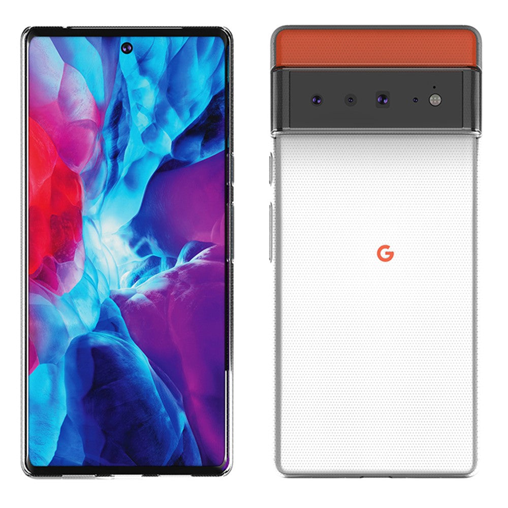 Pixel 6 Pro 5G Transparente Hülle – Kratzfest, weich & stoßfest