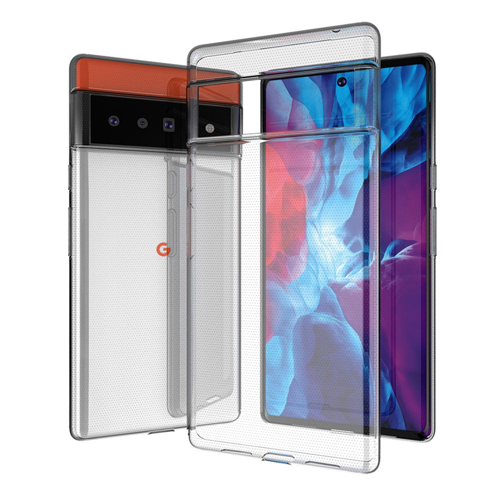 Pixel 6 Pro 5G Transparente Hülle – Kratzfest, weich & stoßfest